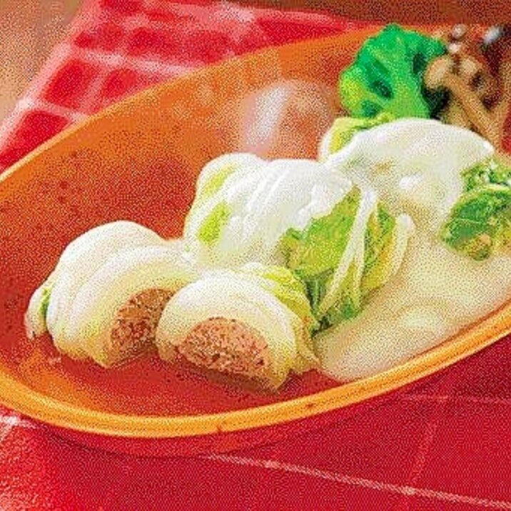 楽天マート☆ロール白菜のホワイトソース